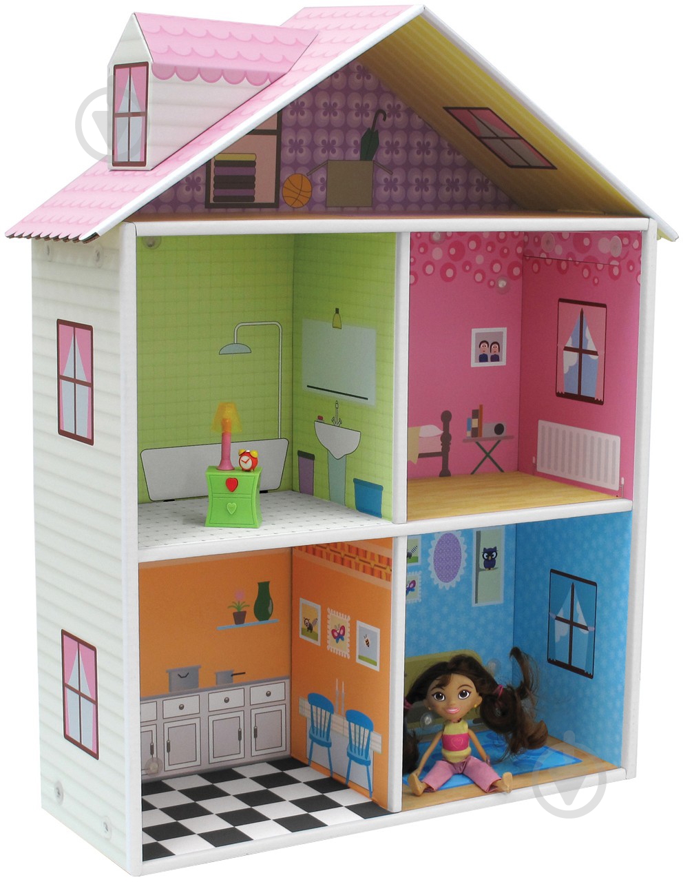 3D-конструктор Krooom Кукольный дом Мелроуз K-216 - фото 2 3D-конструктор Krooom Кукольный дом Мелроуз K-216 - фото 2