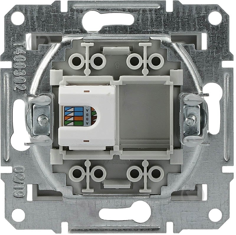 Розетка компьютерная Schneider Electric Asfora RJ45 алюминий - фото 4