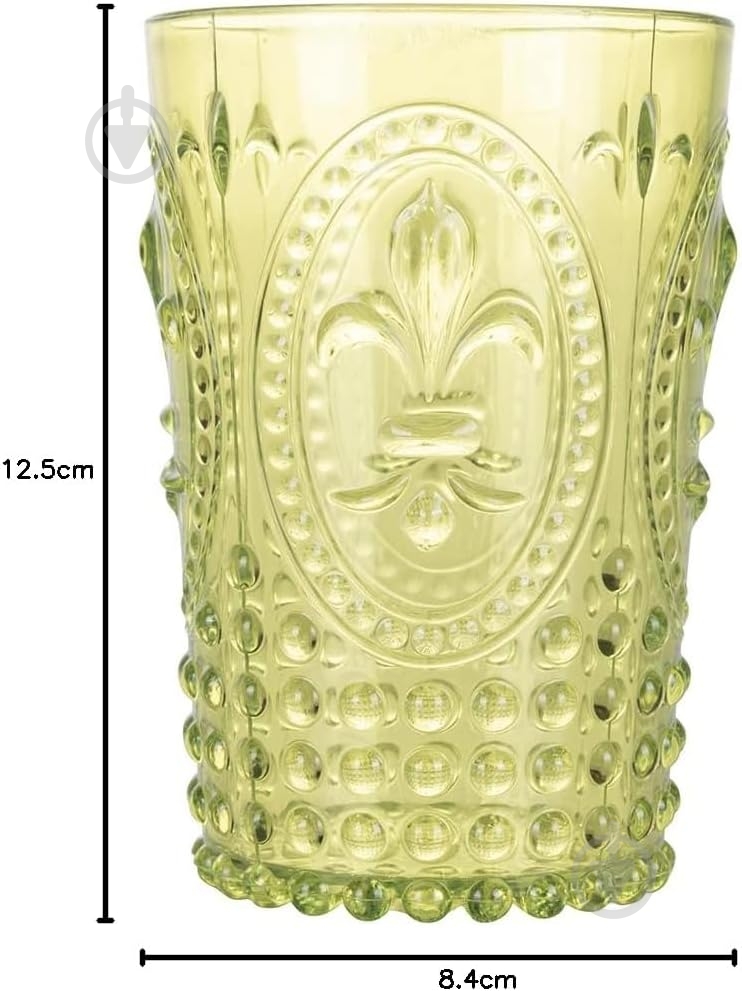 Склянка низька Lefard зелений 757-002 400 мл 1 шт. - фото 3 Склянка низька Lefard зелений 757-002 400 мл 1 шт. - фото 3