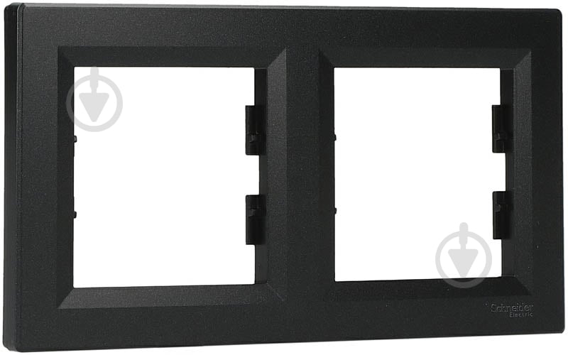Рамка двухместная Schneider Electric ASFORA горизонтальная антрацит EPH5800271 - фото 2 Рамка двухместная Schneider Electric ASFORA горизонтальная антрацит EPH5800271 - фото 2