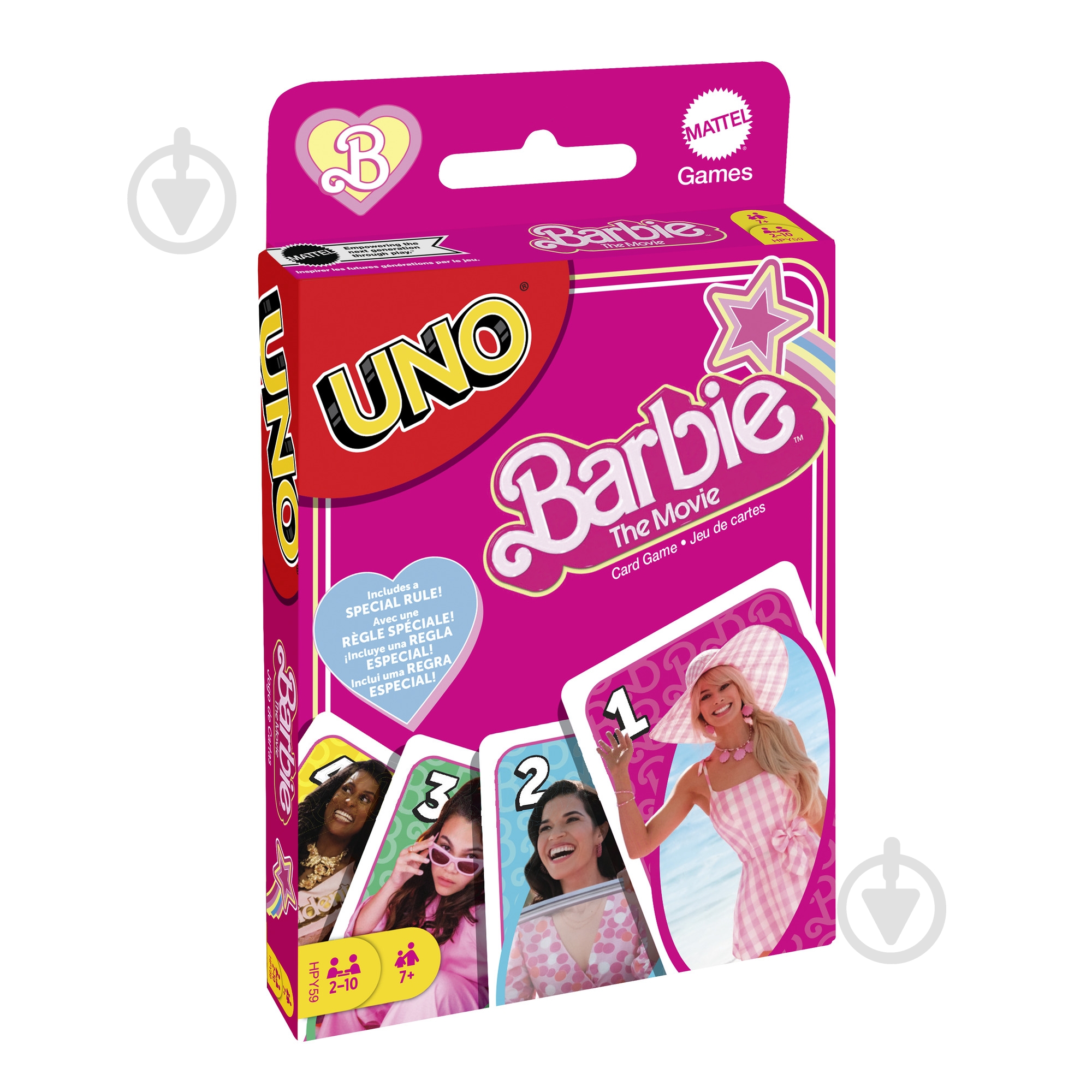 Игра настольная Uno Barbie в кино HPY59 - фото 6 Игра настольная Uno Barbie в кино HPY59 - фото 6