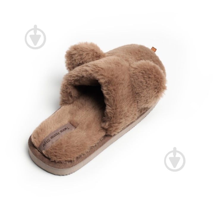 Тапочки детские Twins с ушками р.34-35 коричневый 15831 - фото 2 Тапочки детские Twins с ушками р.34-35 коричневый 15831 - фото 2