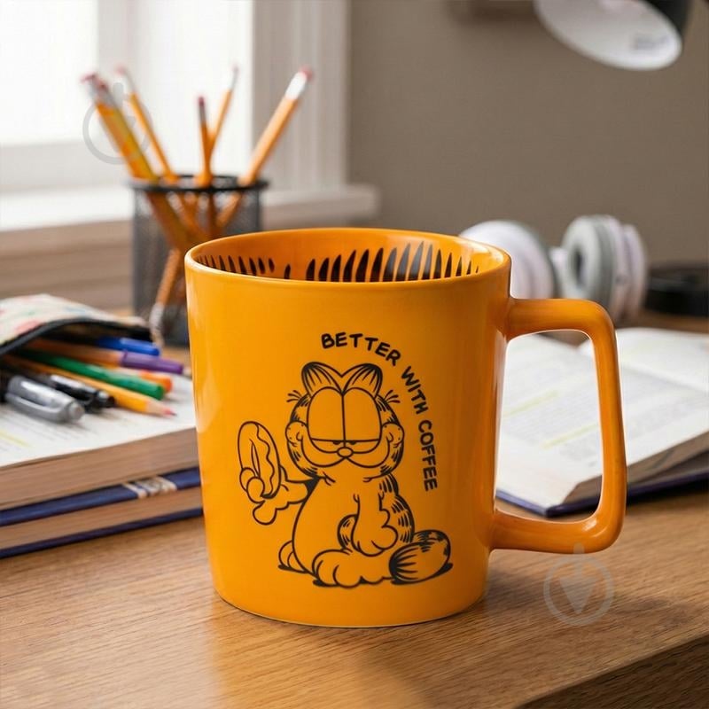 Чашка KITE Garfield 390 мл GF25-212 - фото 4