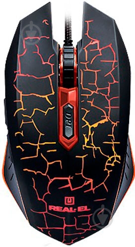 Мышка Real-el RM-505 Gaming - фото 1 Мышка Real-el RM-505 Gaming - фото 1
