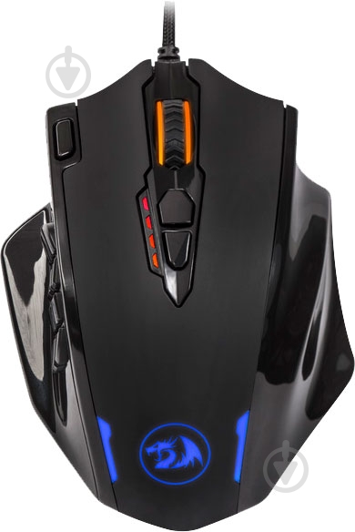 Мышка Redragon Impact RGB IR USB Black - фото 1