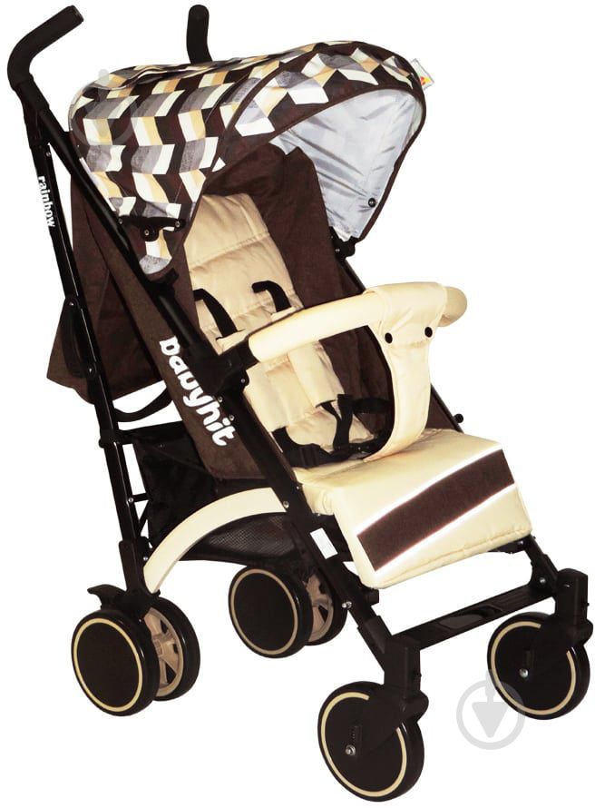 Коляска-трость Babyhit Rainbow Beige diamond 14039 - фото 3