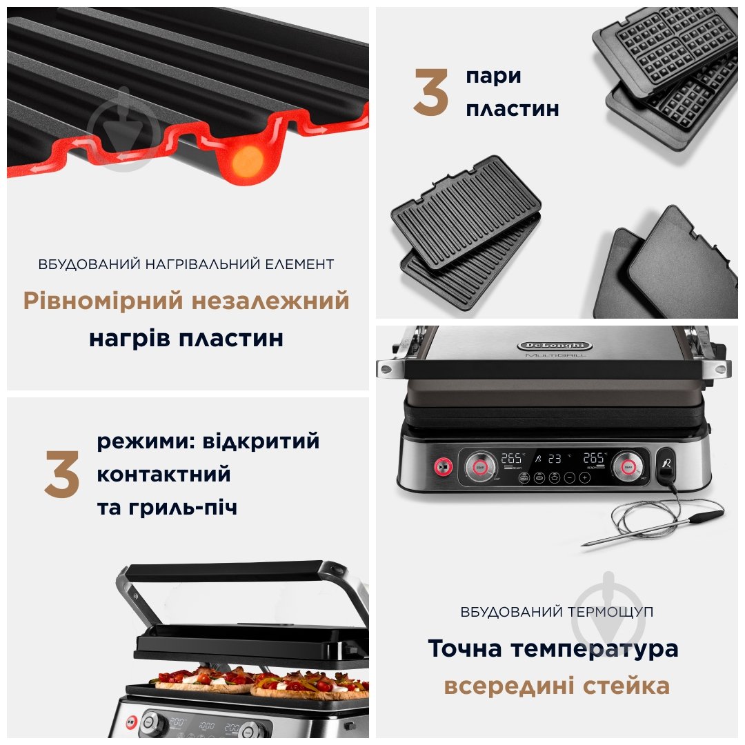 Гриль электрический Delonghi CGH1130.DP - фото 2