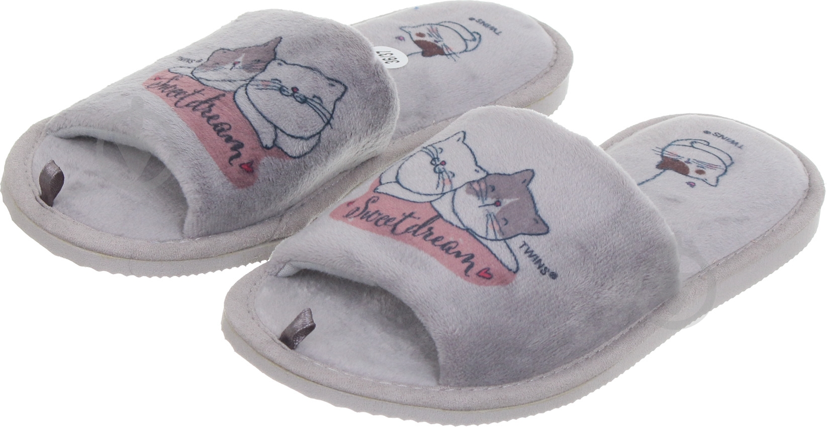 Тапочки детские Twins меховые р.34-35 в ассортименте 5630 - фото 2 Тапочки детские Twins меховые р.34-35 в ассортименте 5630 - фото 2