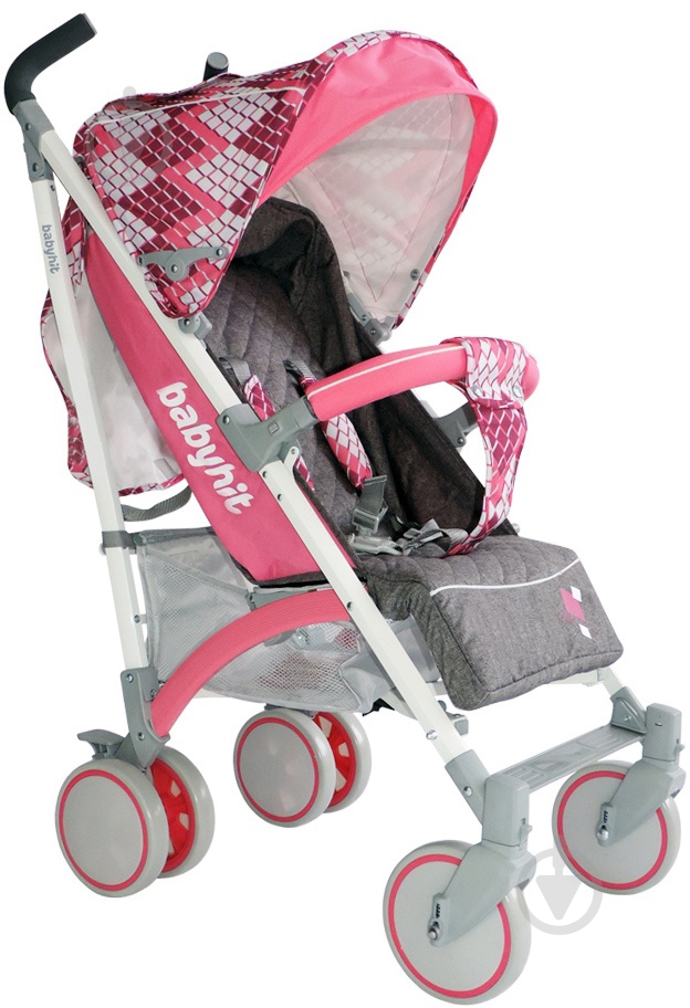 Коляска-трость Babyhit Rainbow Cubic Pink 15089 - фото 2