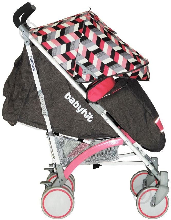 Коляска-трость Babyhit Rainbow Pink diamond 14038 - фото 3