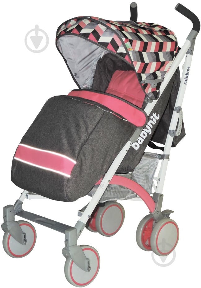 Коляска-трость Babyhit Rainbow Pink diamond 14038 - фото 1