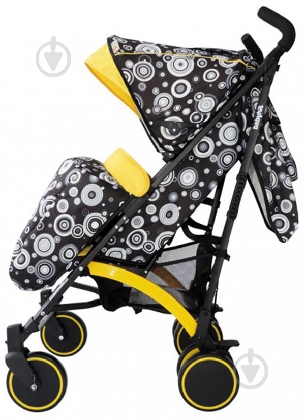 Коляска-трость Babyhit Rainbow Yellow black 15086 - фото 2