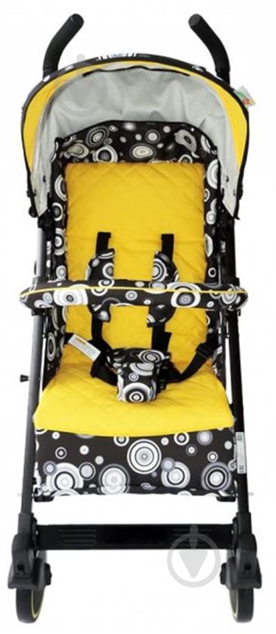 Коляска-трость Babyhit Rainbow Yellow black 15086 - фото 3