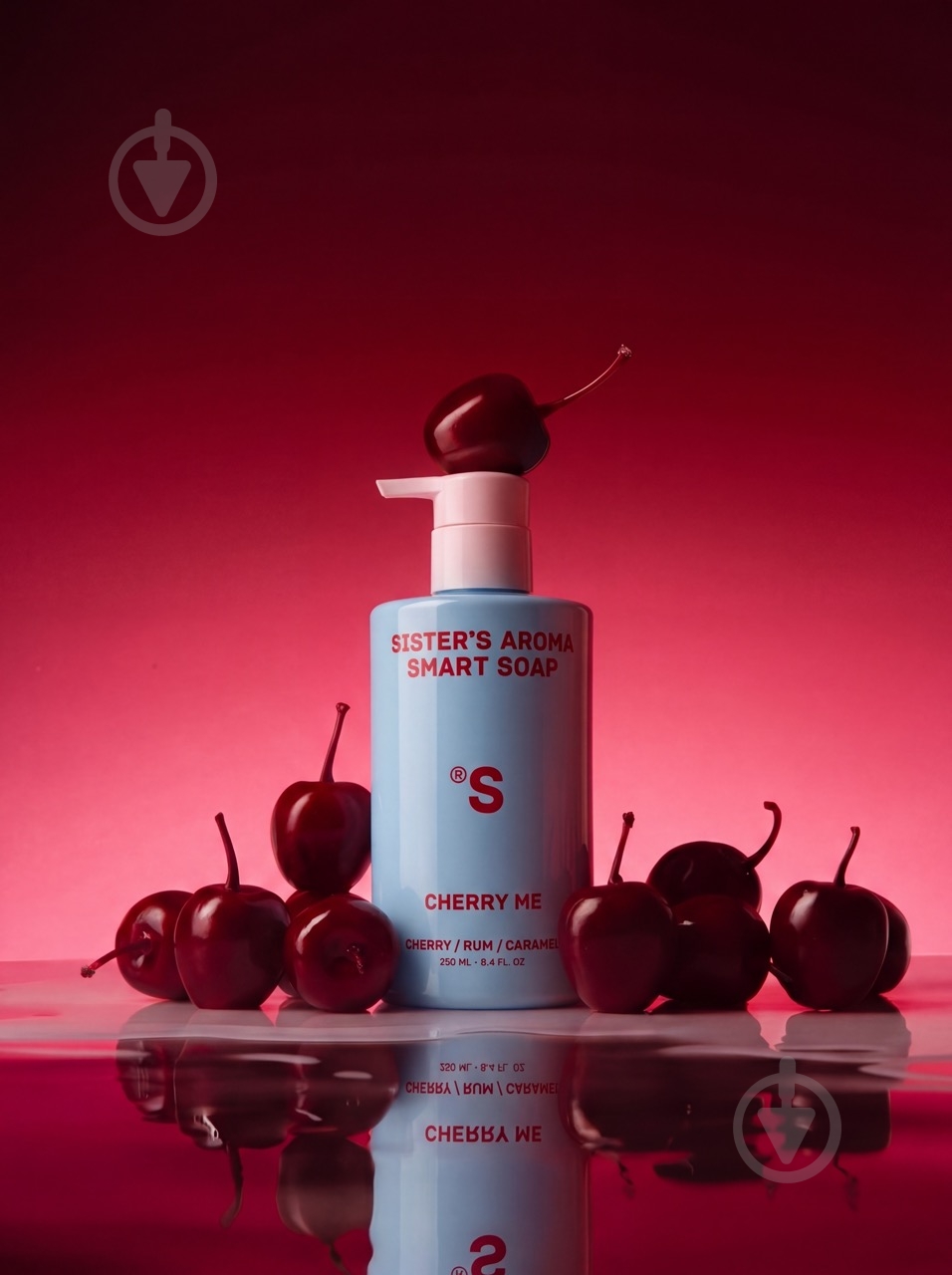 Мыло жидкое Sister's Aroma Cherry Me 250 мл - фото 3 Мыло жидкое Sister's Aroma Cherry Me 250 мл - фото 3