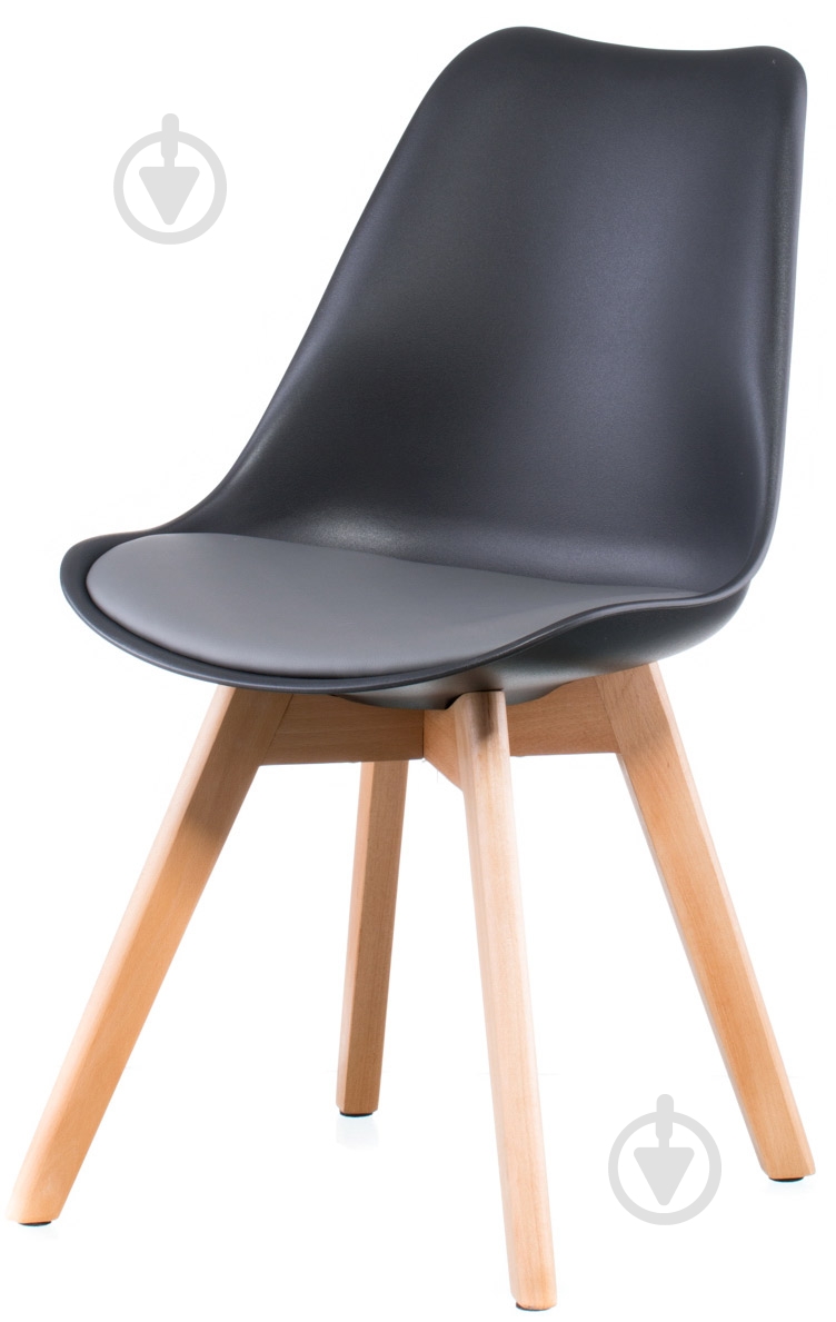 Стул обеденный Special4You Sеdia E4893 черно-серый серый/черный - фото 2