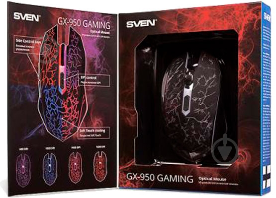 Мышка Sven GX-950 Gaming - фото 9 Мышка Sven GX-950 Gaming - фото 9