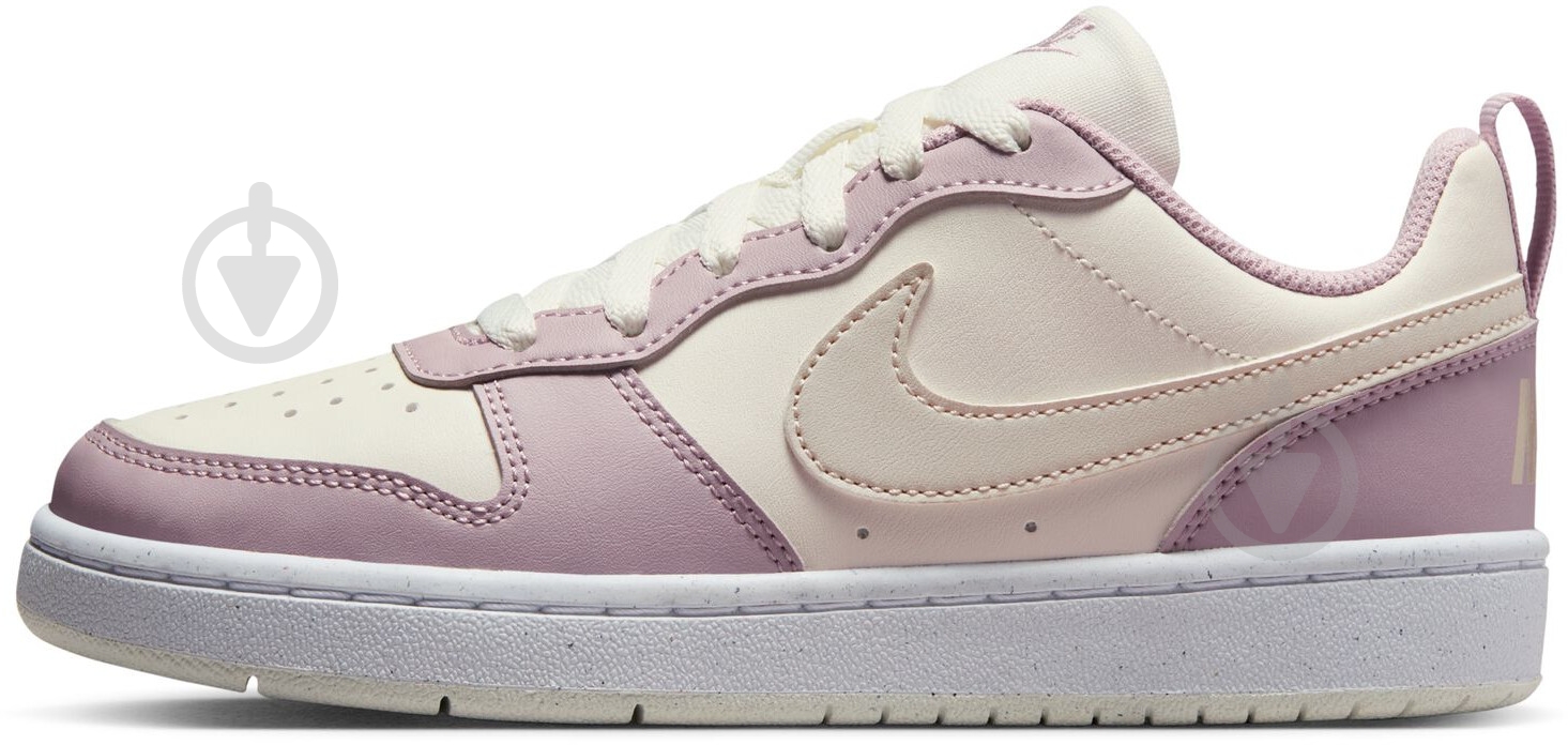 Кросівки для дівчаток демісезонні Nike COURT BOROUGH LOW RECRAFT DV5456-129 р.35,5 бежеві із рожевим - фото 3