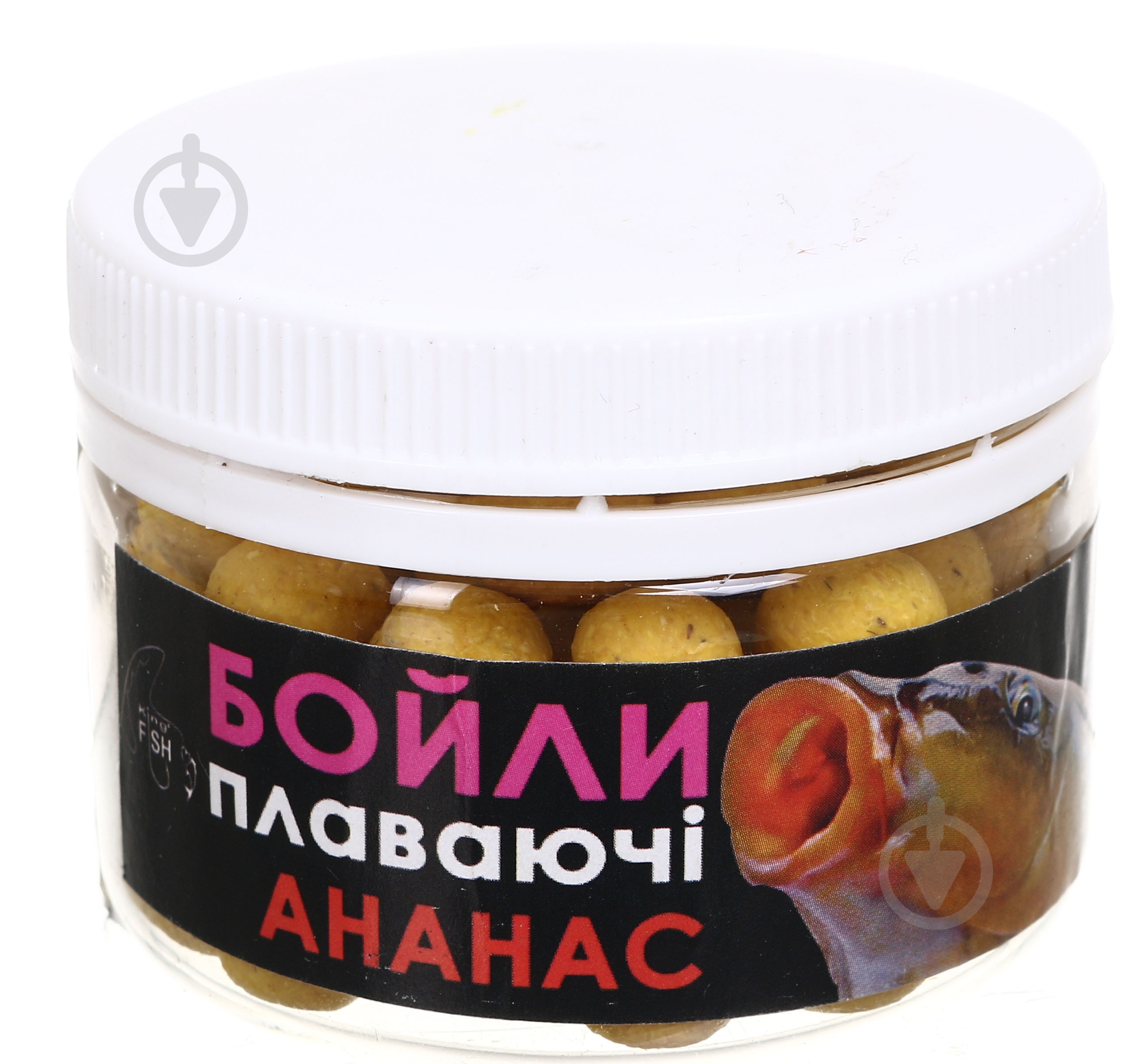 Плавающие бойлы Pop-Up King Fish 12мм 50 г ананас - фото 1