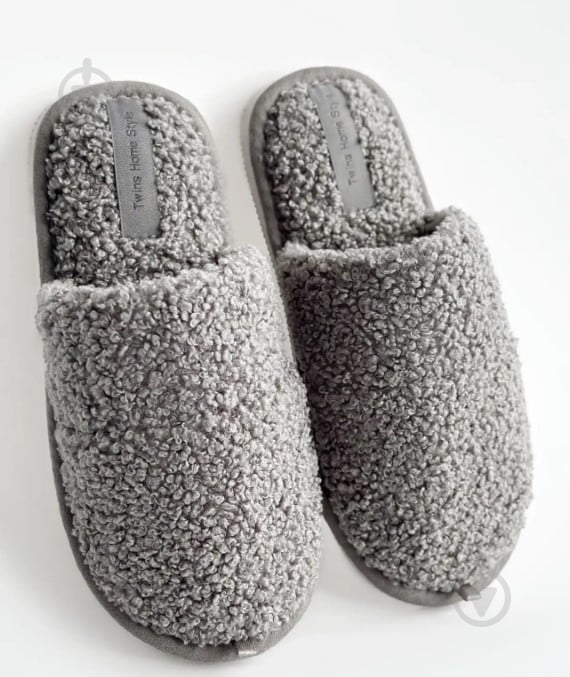 Тапочки детские Twins р.39 серый 15070 - фото 1 Тапочки детские Twins р.39 серый 15070 - фото 1