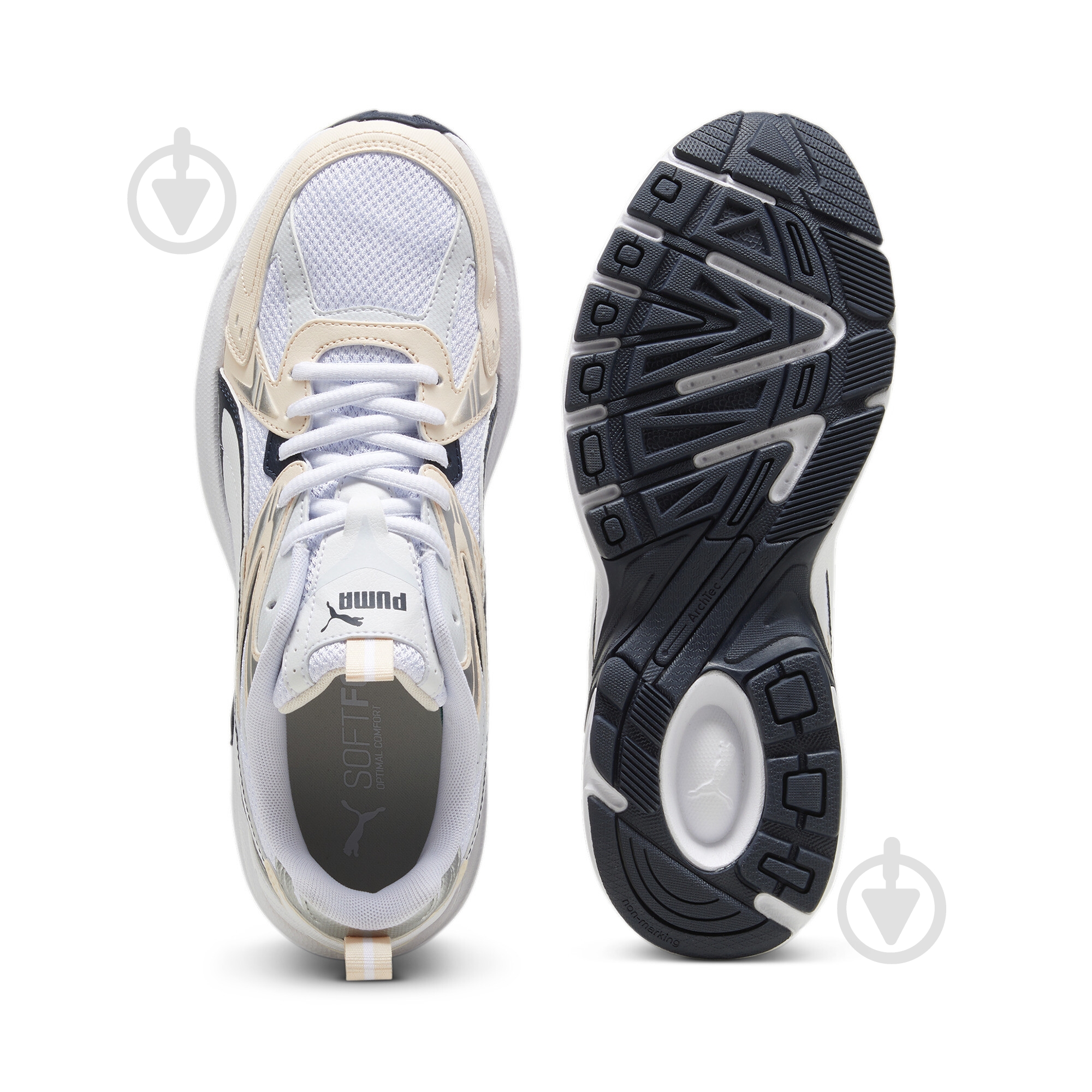 Кроссовки женские демисезонные Puma MILENIO TECH 39232207 р.36 бежевые - фото 6 Кроссовки женские демисезонные Puma MILENIO TECH 39232207 р.36 бежевые - фото 6
