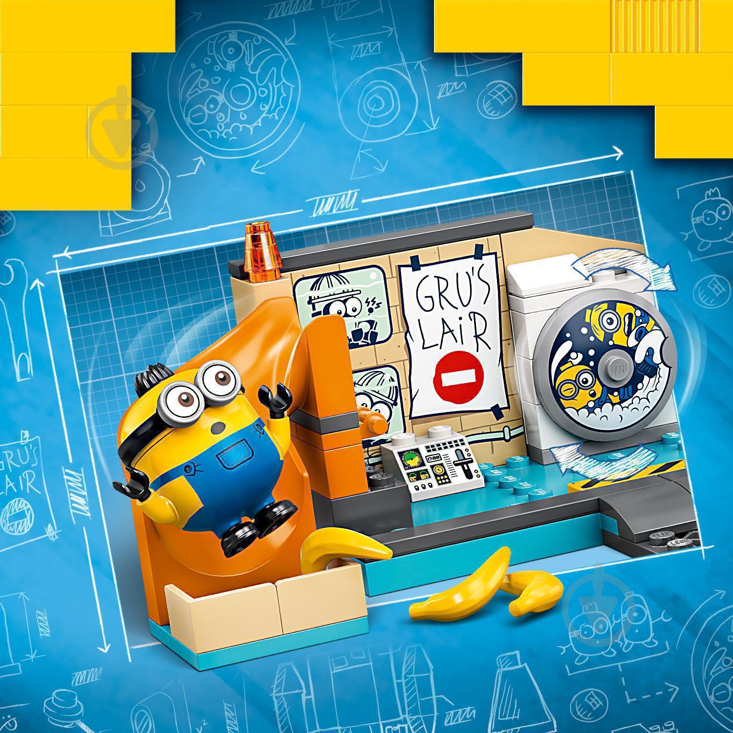 Конструктор LEGO Minions Міньйони в лабораторії Гру 75546 - фото 9 Конструктор LEGO Minions Міньйони в лабораторії Гру 75546 - фото 9