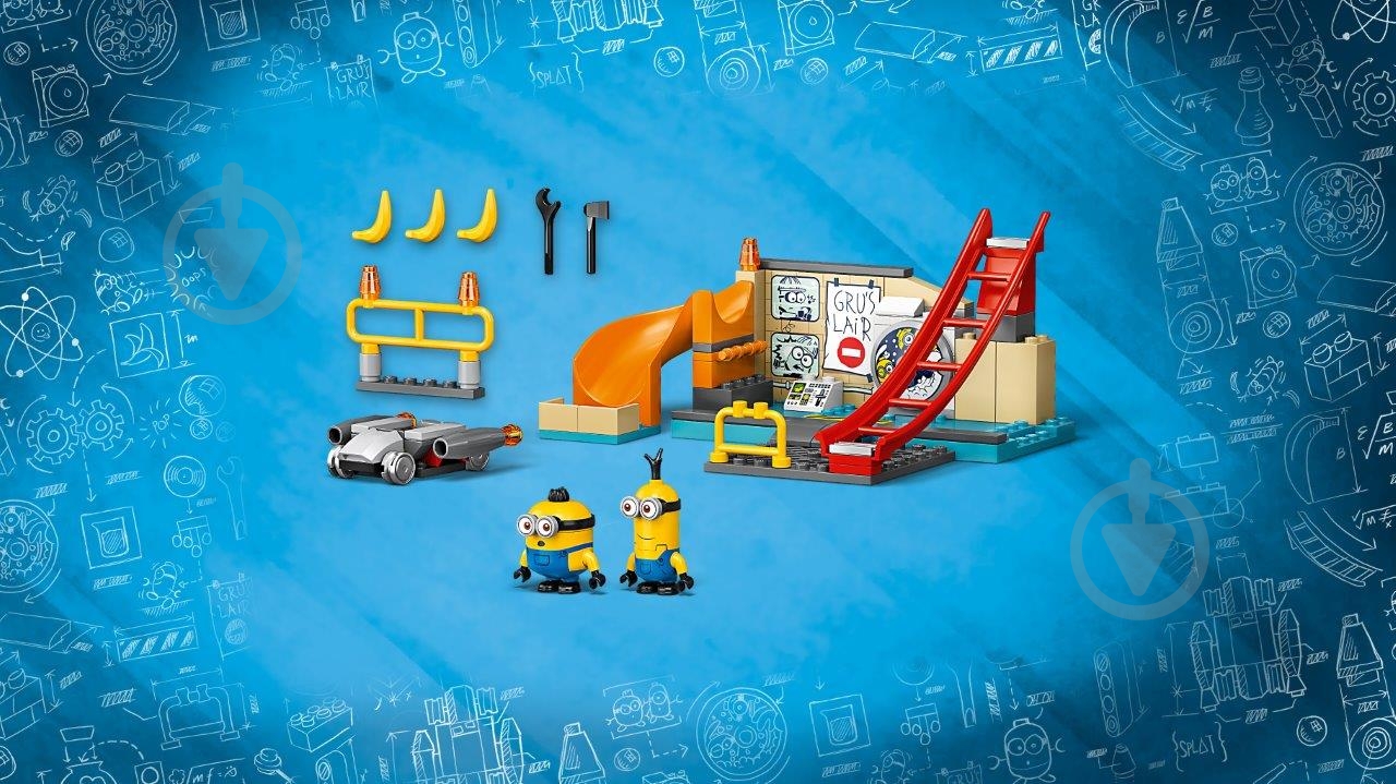 Конструктор LEGO Minions Міньйони в лабораторії Гру 75546 - фото 6 Конструктор LEGO Minions Міньйони в лабораторії Гру 75546 - фото 6