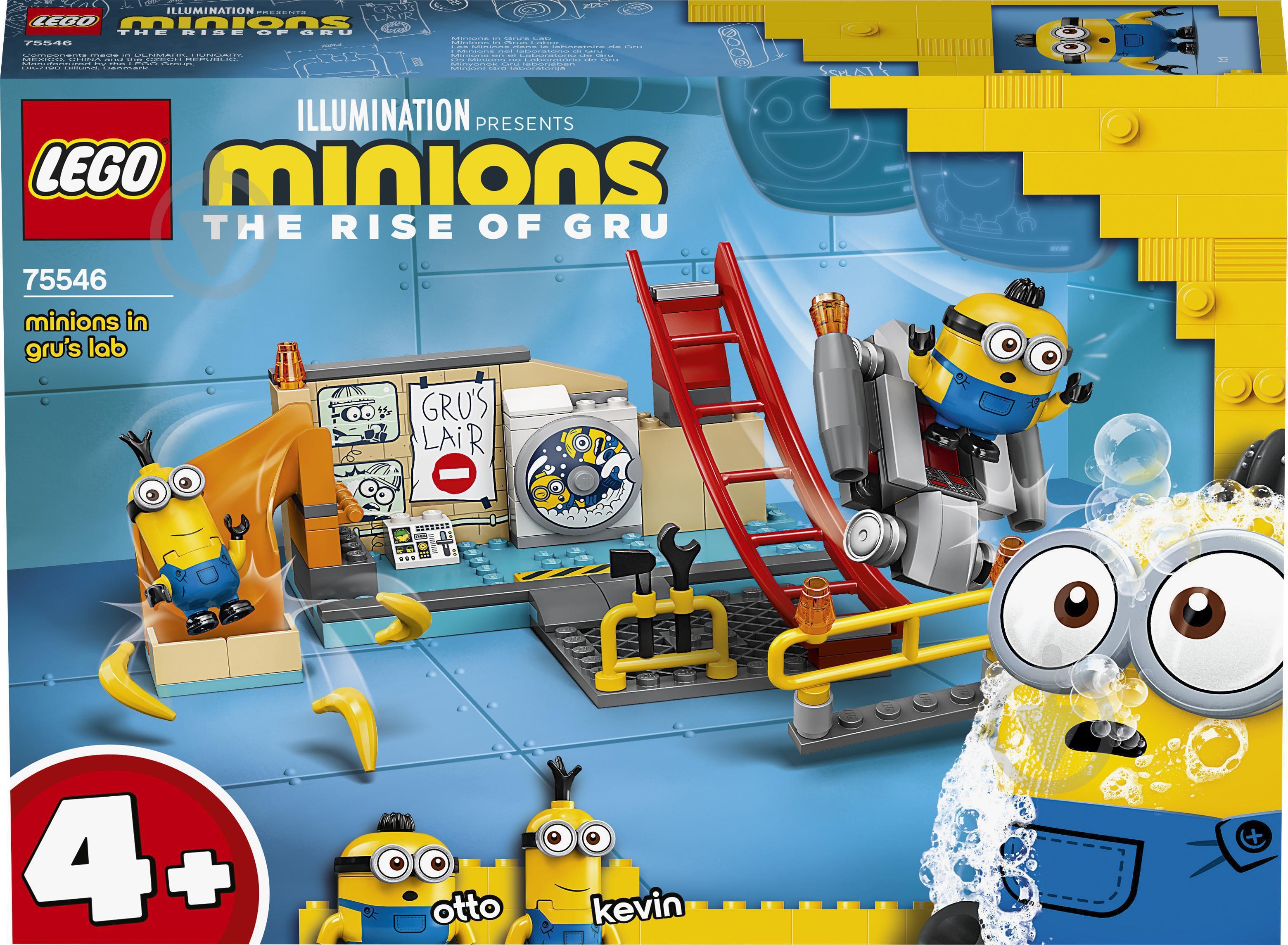 Конструктор LEGO Minions Міньйони в лабораторії Гру 75546 - фото 1 Конструктор LEGO Minions Міньйони в лабораторії Гру 75546 - фото 1