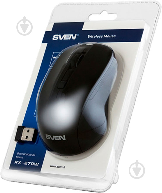 Мышка Sven RX-270W Black - фото 5