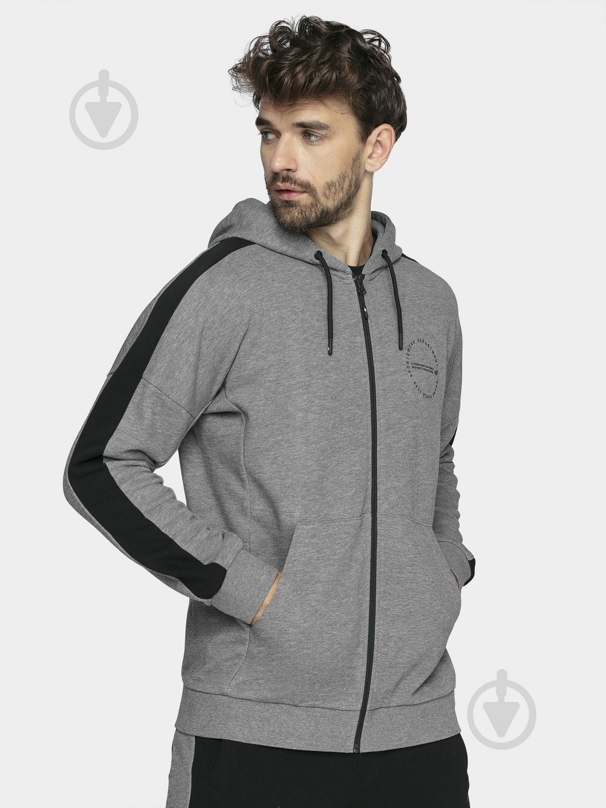 Джемпер 4F D4Z20-BLM307-24M р. M серый - фото 3 Джемпер 4F D4Z20-BLM307-24M р. M серый - фото 3