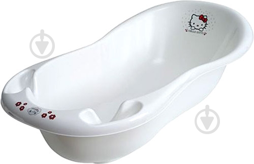 Ванночка Maltex Hello kitty 4957 с пробкой белая 9817 - фото 1