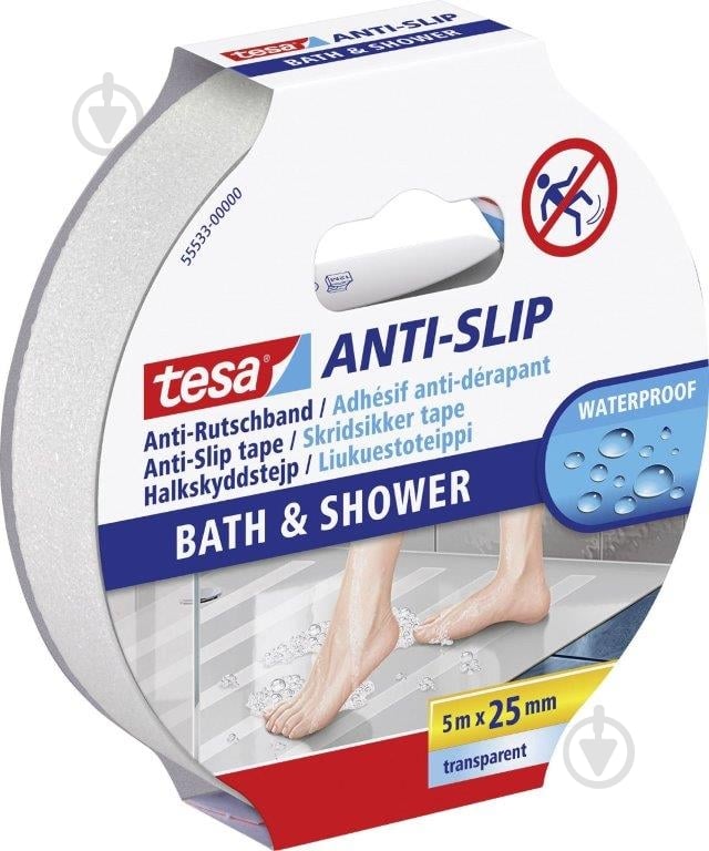 Защитная лента Bath & shower 25 мм 5 м - фото 1 Защитная лента Bath & shower 25 мм 5 м - фото 1