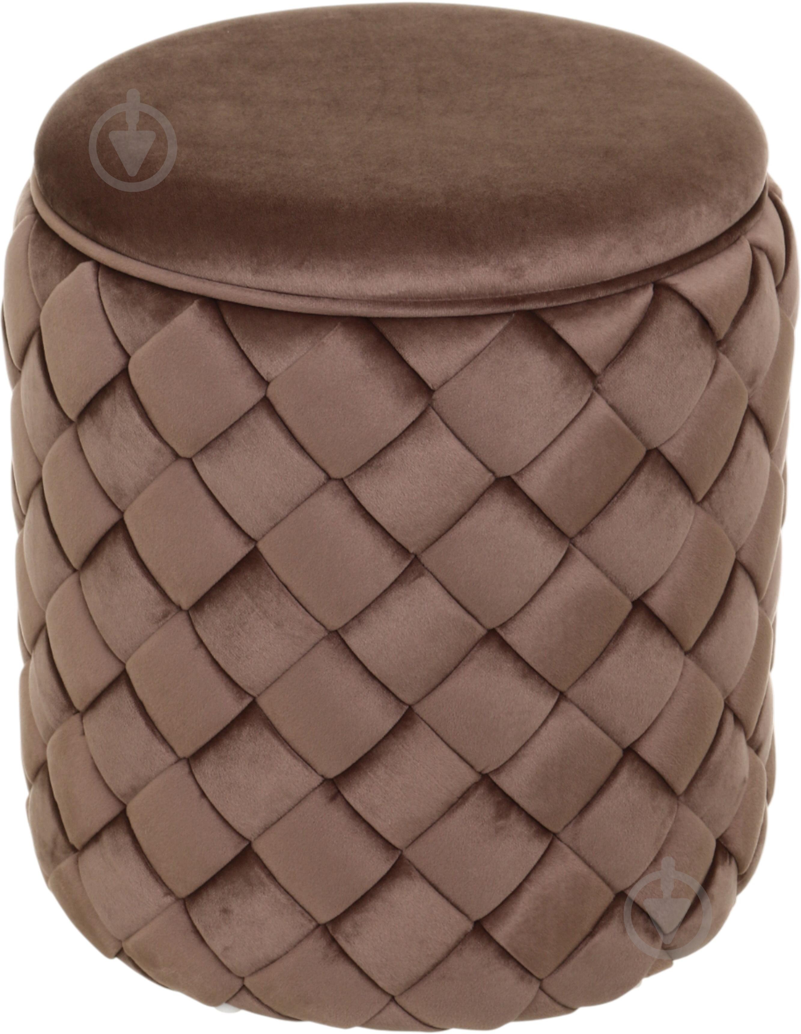 Скриня-пуф Sensio для зберігання Linea 375х415х375 мм коричневий (HS-CR1S) - фото 1 Скриня-пуф Sensio для зберігання Linea 375х415х375 мм коричневий (HS-CR1S) - фото 1