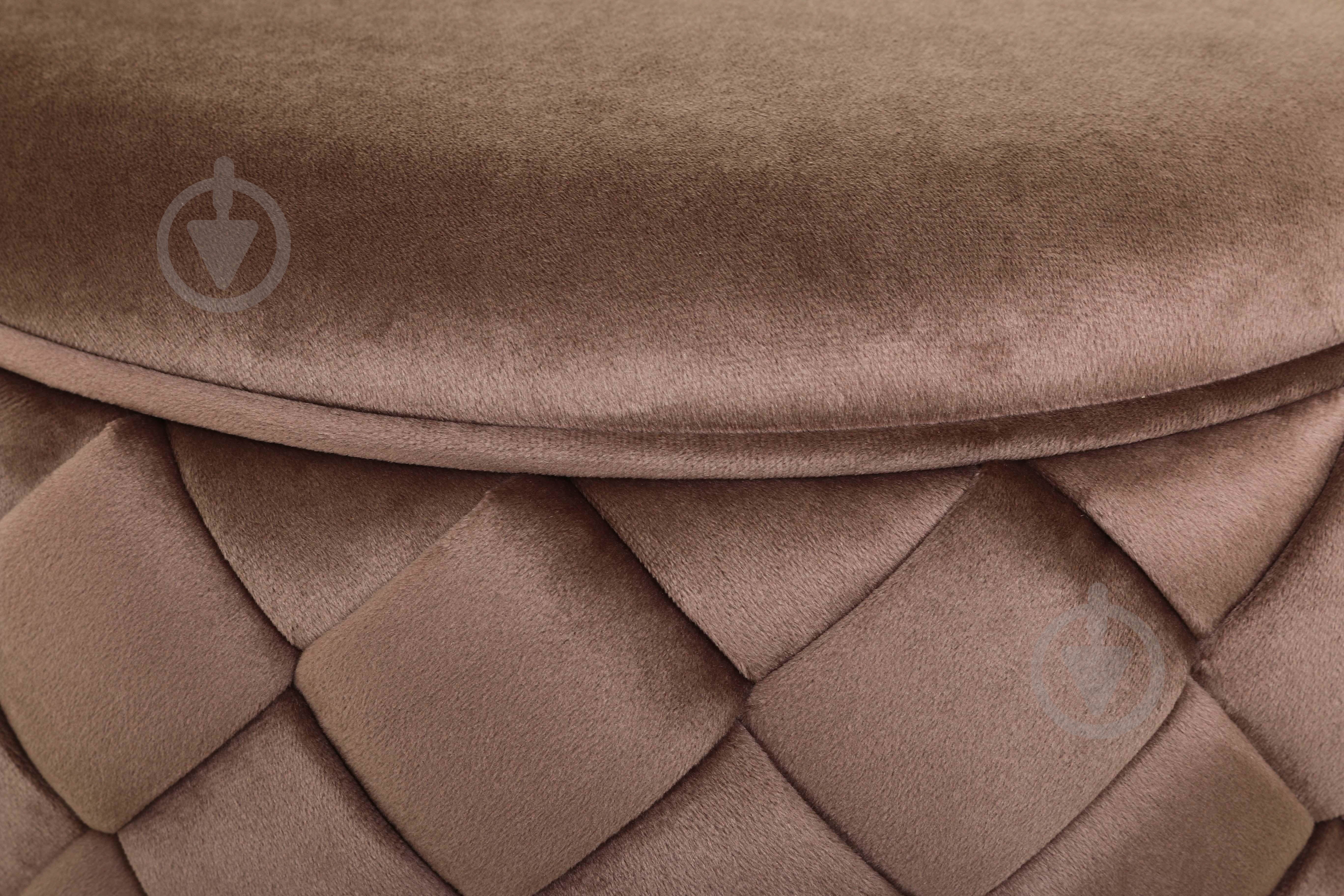 Скриня-пуф Sensio для зберігання Linea 375х415х375 мм коричневий (HS-CR1S) - фото 4 Скриня-пуф Sensio для зберігання Linea 375х415х375 мм коричневий (HS-CR1S) - фото 4