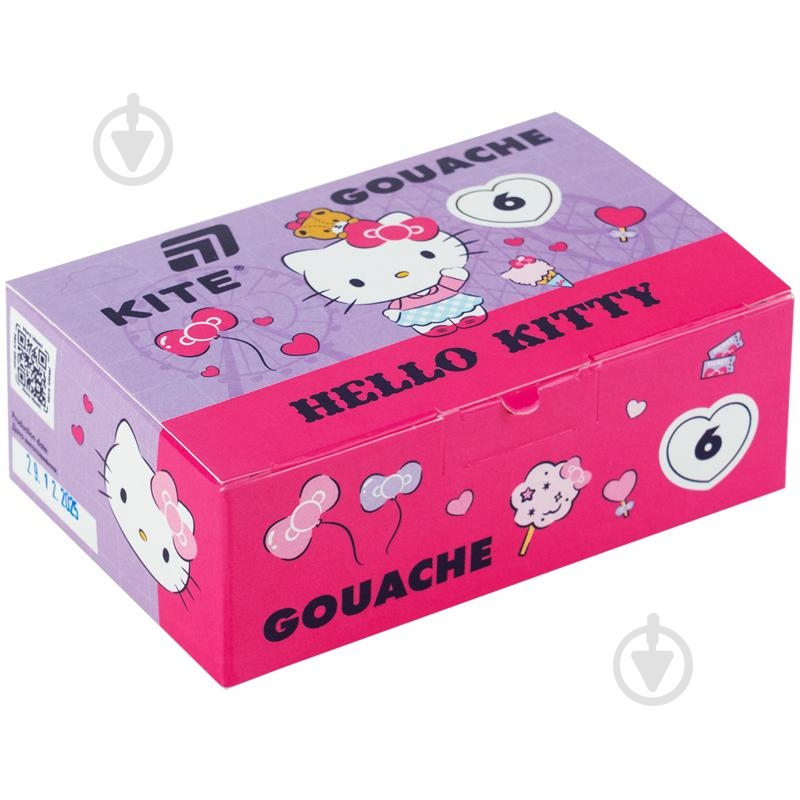 Гуашь Hello Kitty 6 цветов x 20 мл HK26-062 KITE - фото 1