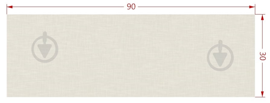 Плитка El Molino Софтен Бэйс (5) Боне 30x90 (1,35) - фото 2
