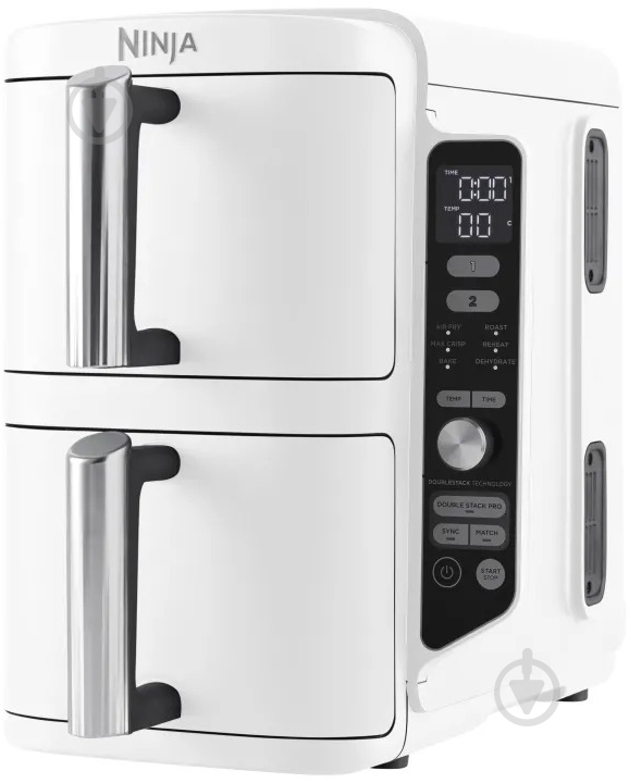 Мультипечь NINJA Double Stack XL 2-Level Air Fryer 9,5 л SL400EUWH - фото 2