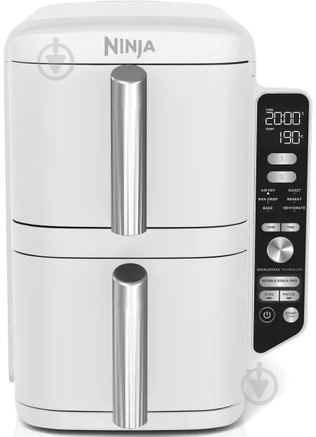 Мультипечь NINJA Double Stack XL 2-Level Air Fryer 9,5 л SL400EUWH - фото 1