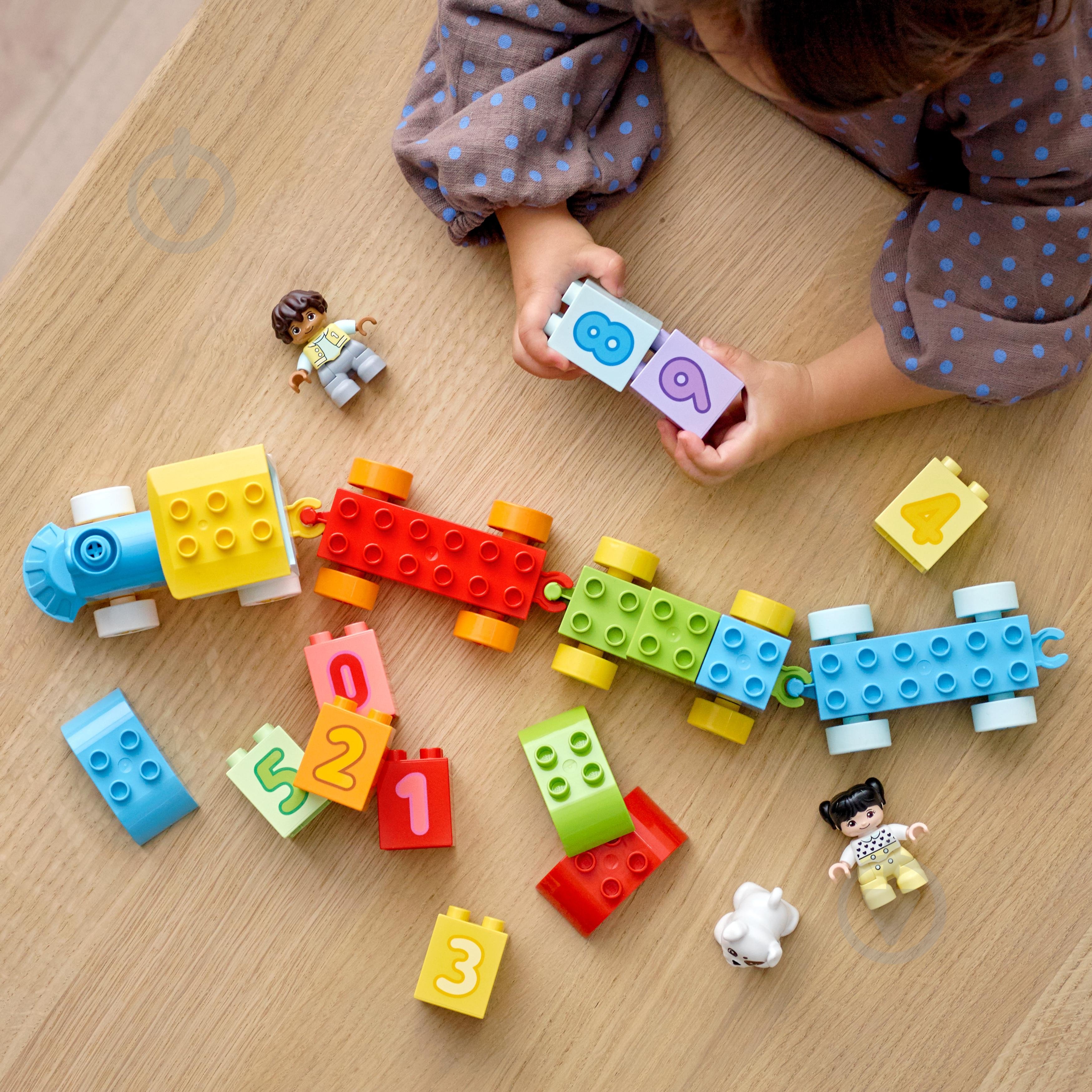 Конструктор LEGO DUPLO Потяг із цифрами – вчимося рахувати 10954 - фото 4