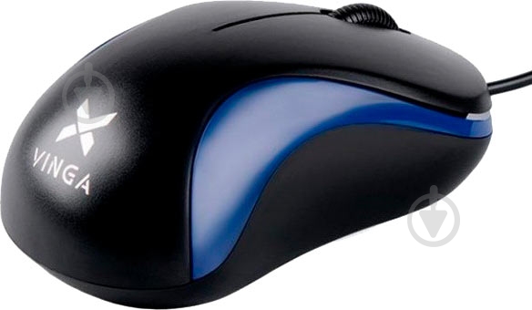 Мышка Vinga MS-882 Black/Blue - фото 2