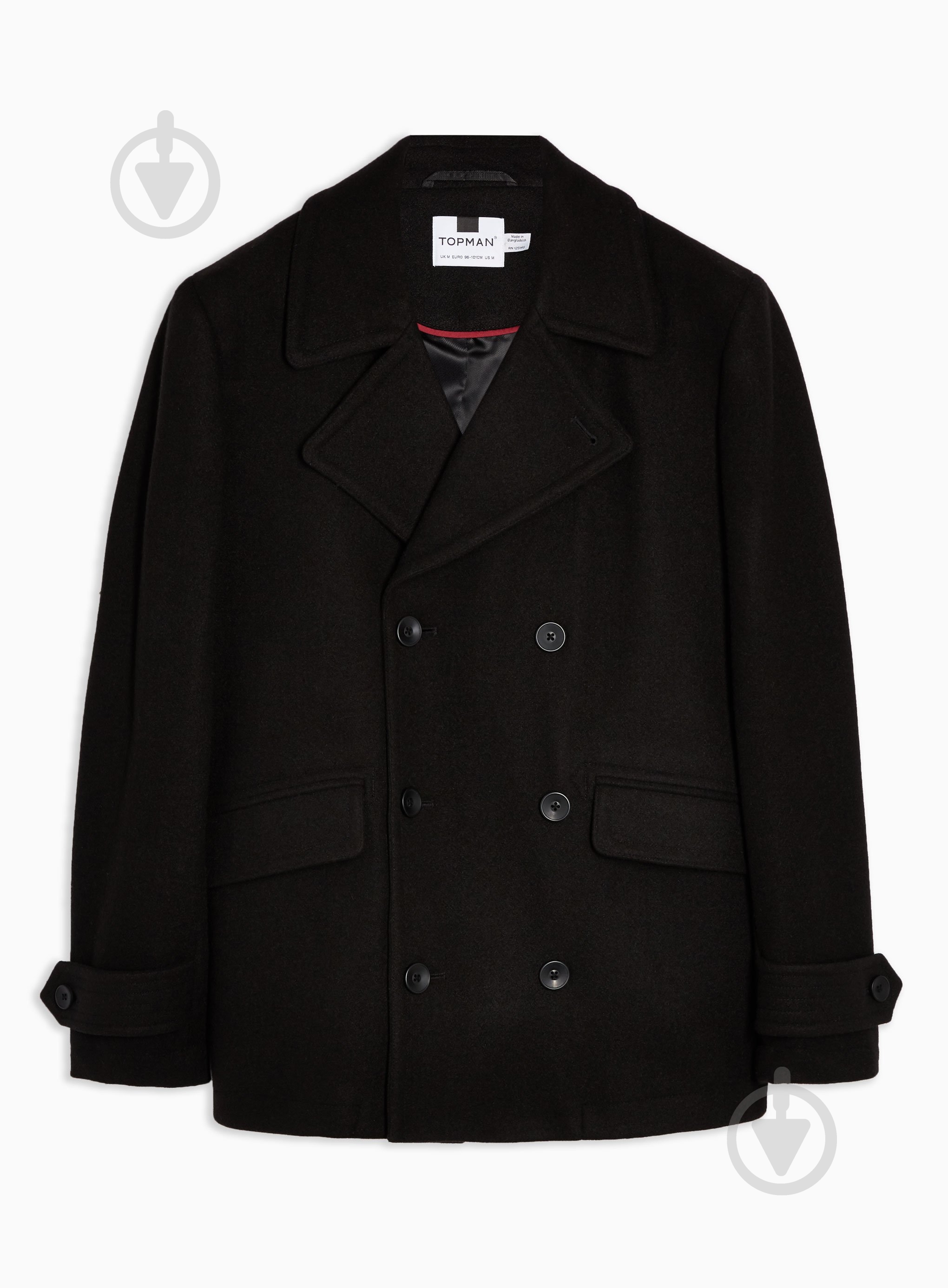 Куртка мужская TopMan CASUAL JKTS 64D02T-BLK р.M черная - фото 2 Куртка мужская TopMan CASUAL JKTS 64D02T-BLK р.M черная - фото 2