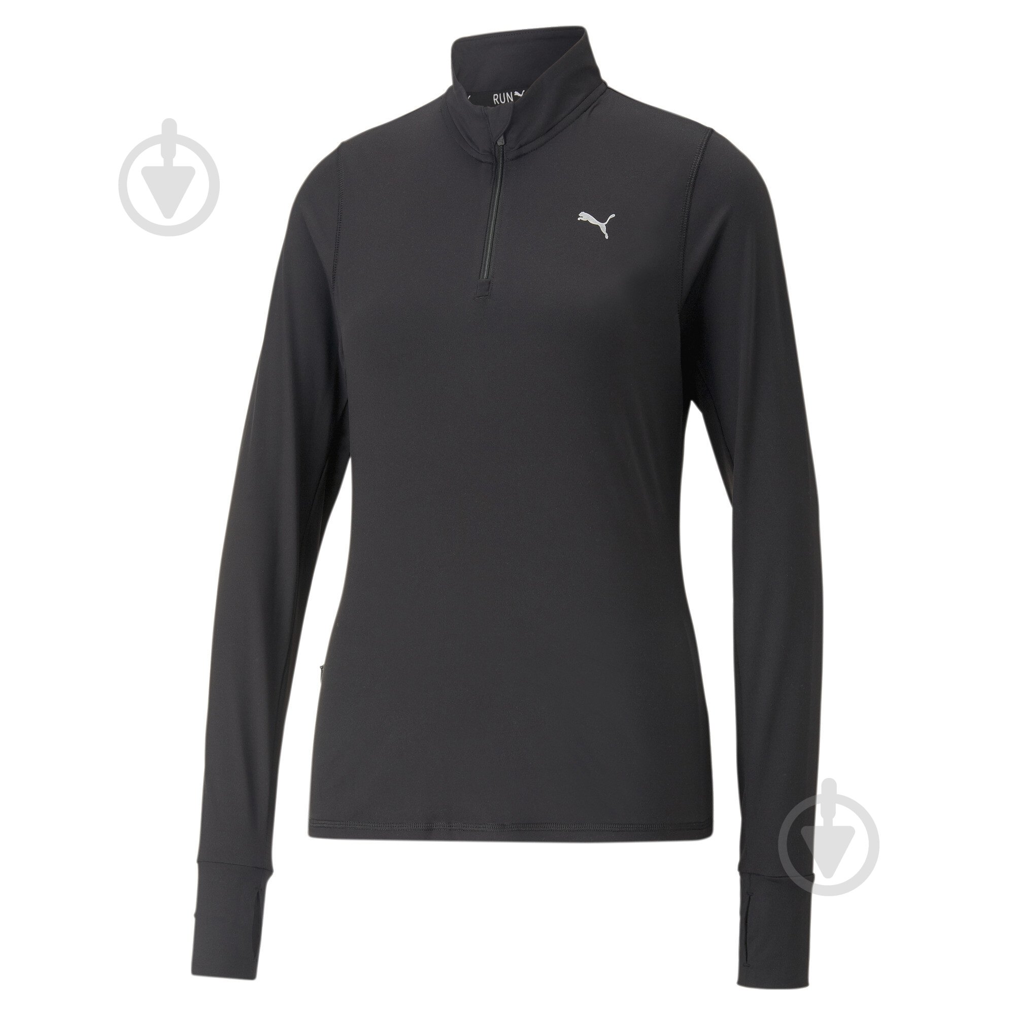 Джемпер Puma RUN FAVORITE 1/4 ZIP W 52317001 р.XL черный - фото 1