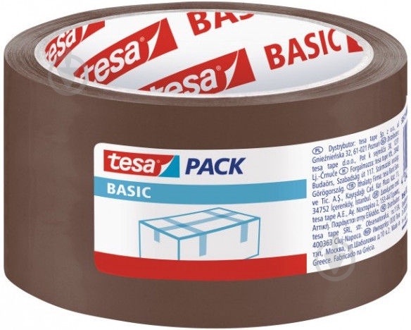 Клейкая лента TESA «Basic» 48 мм 50 м 48 мкм - фото 1