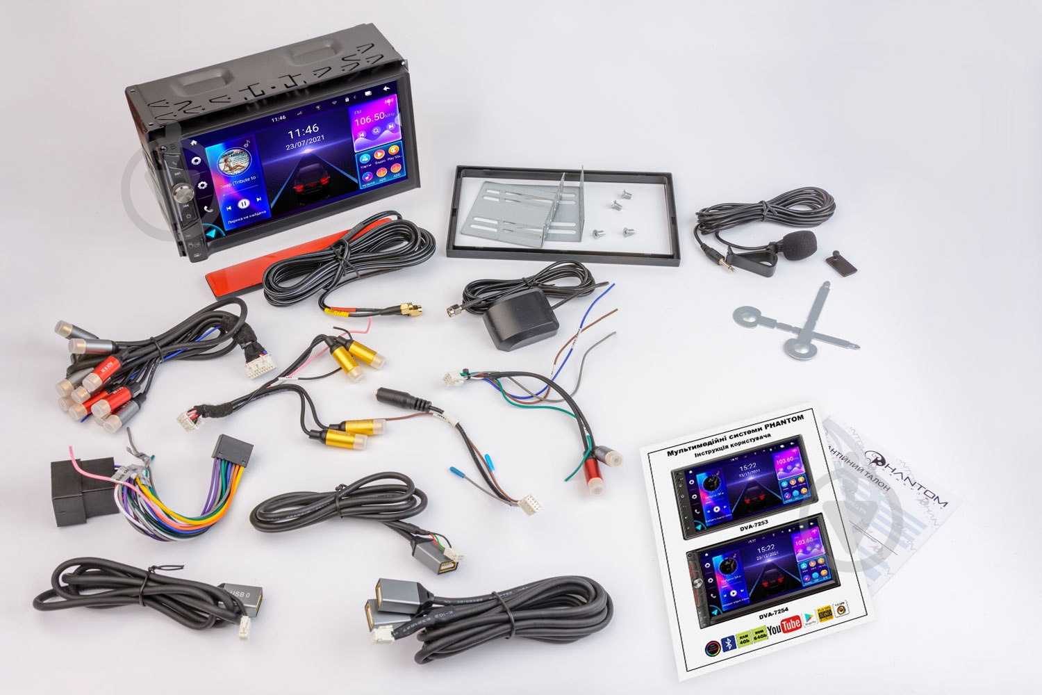 Автомагнітола Phantom DVA-7254 - фото 8