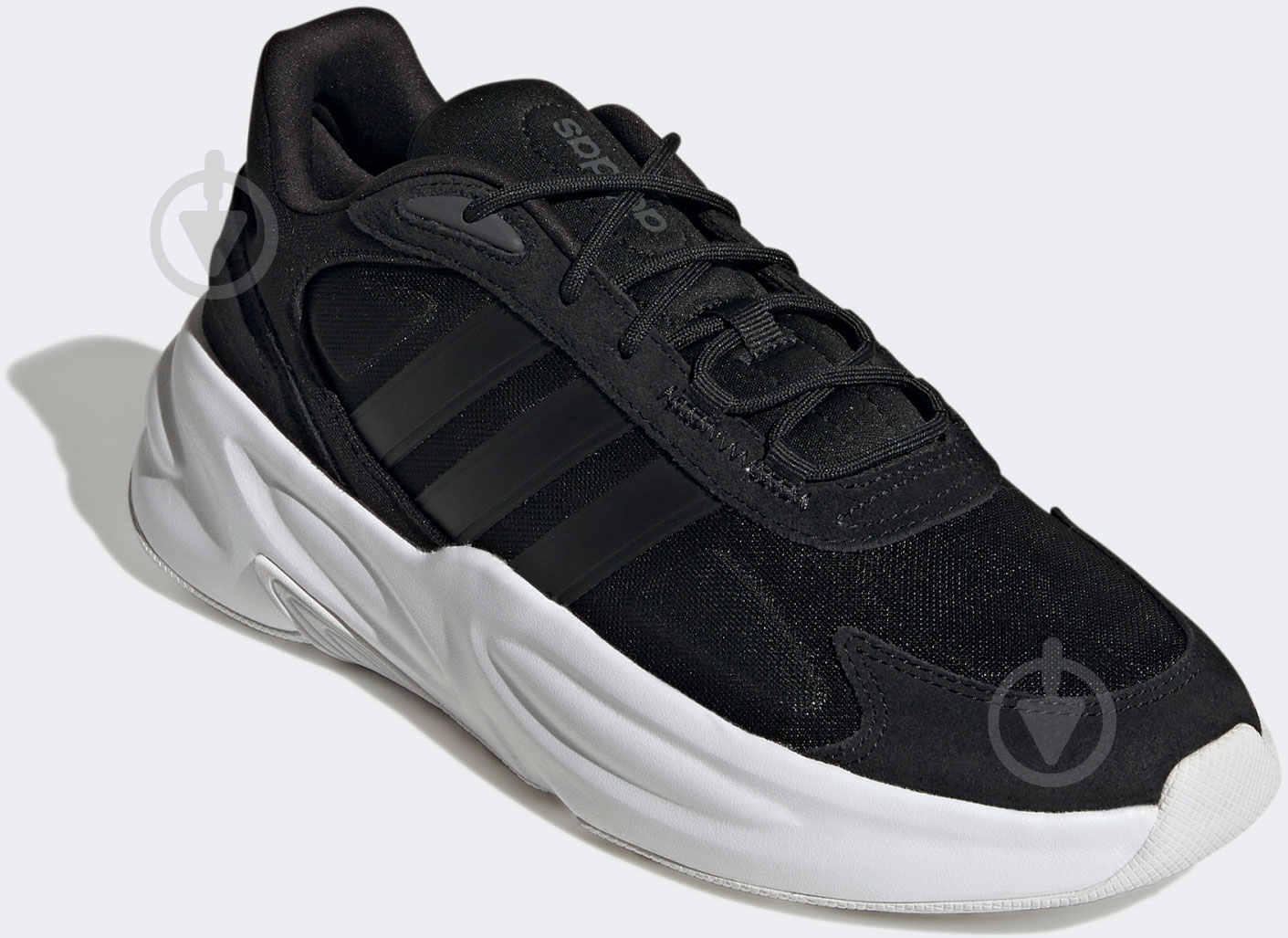 Кроссовки унисекс демисезонные Adidas OZELLE GX6763 р.42 черные - фото 3