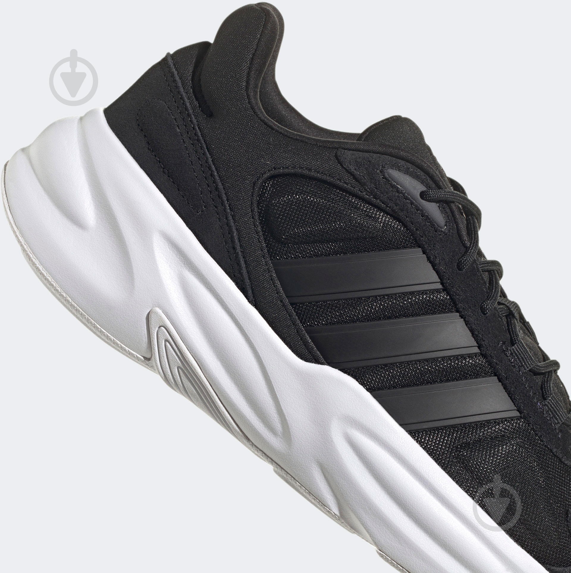 Кроссовки унисекс демисезонные Adidas OZELLE GX6763 р.42 черные - фото 5