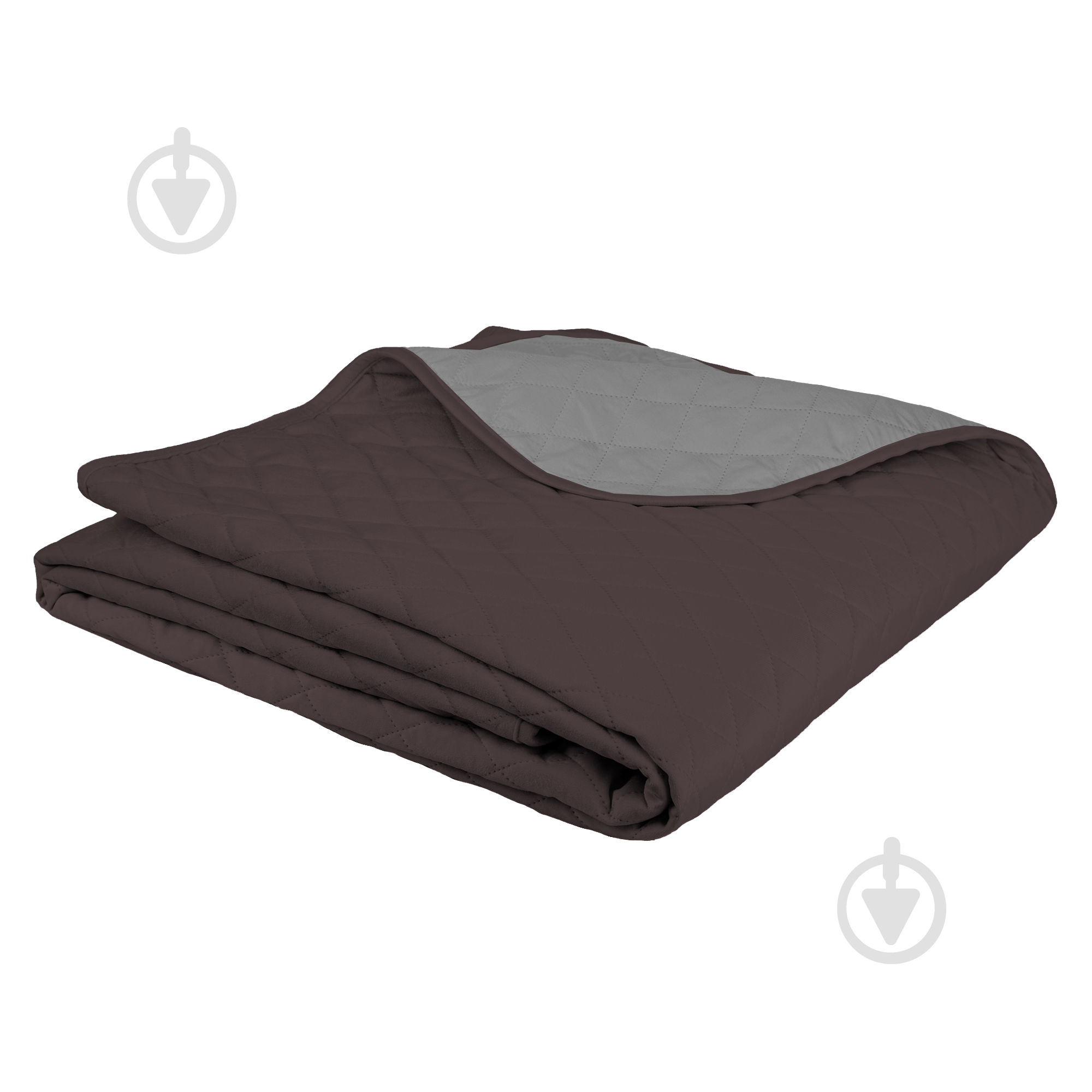 Покрывало декоративное Romb 160x220 см La Nuit коричневый - фото 2 Покрывало декоративное Romb 160x220 см La Nuit коричневый - фото 2