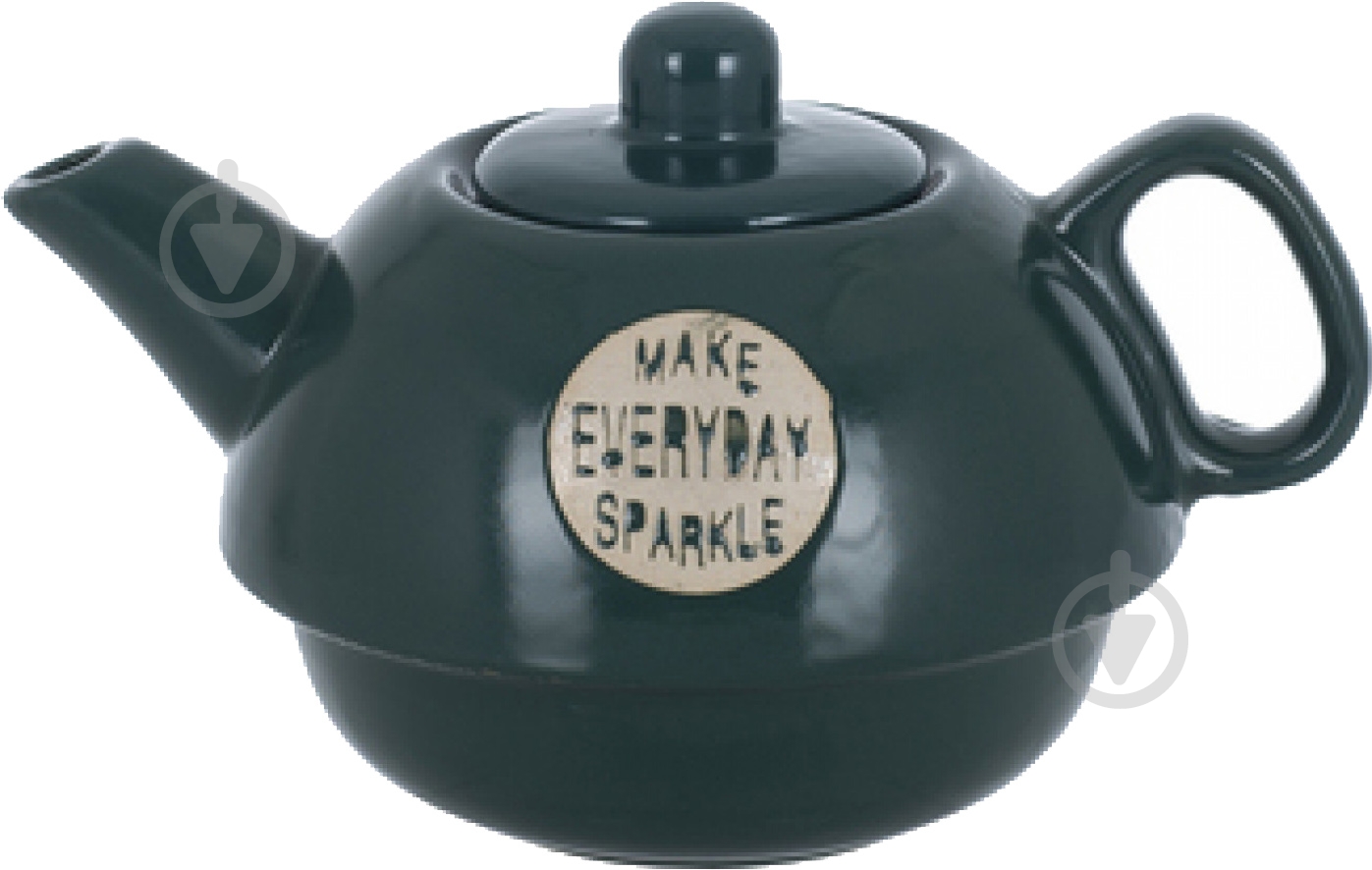 Чайник заварочный Limited Edition Good Morning темно-зеленый (117100019-C) - фото 2 Чайник заварочный Limited Edition Good Morning темно-зеленый (117100019-C) - фото 2