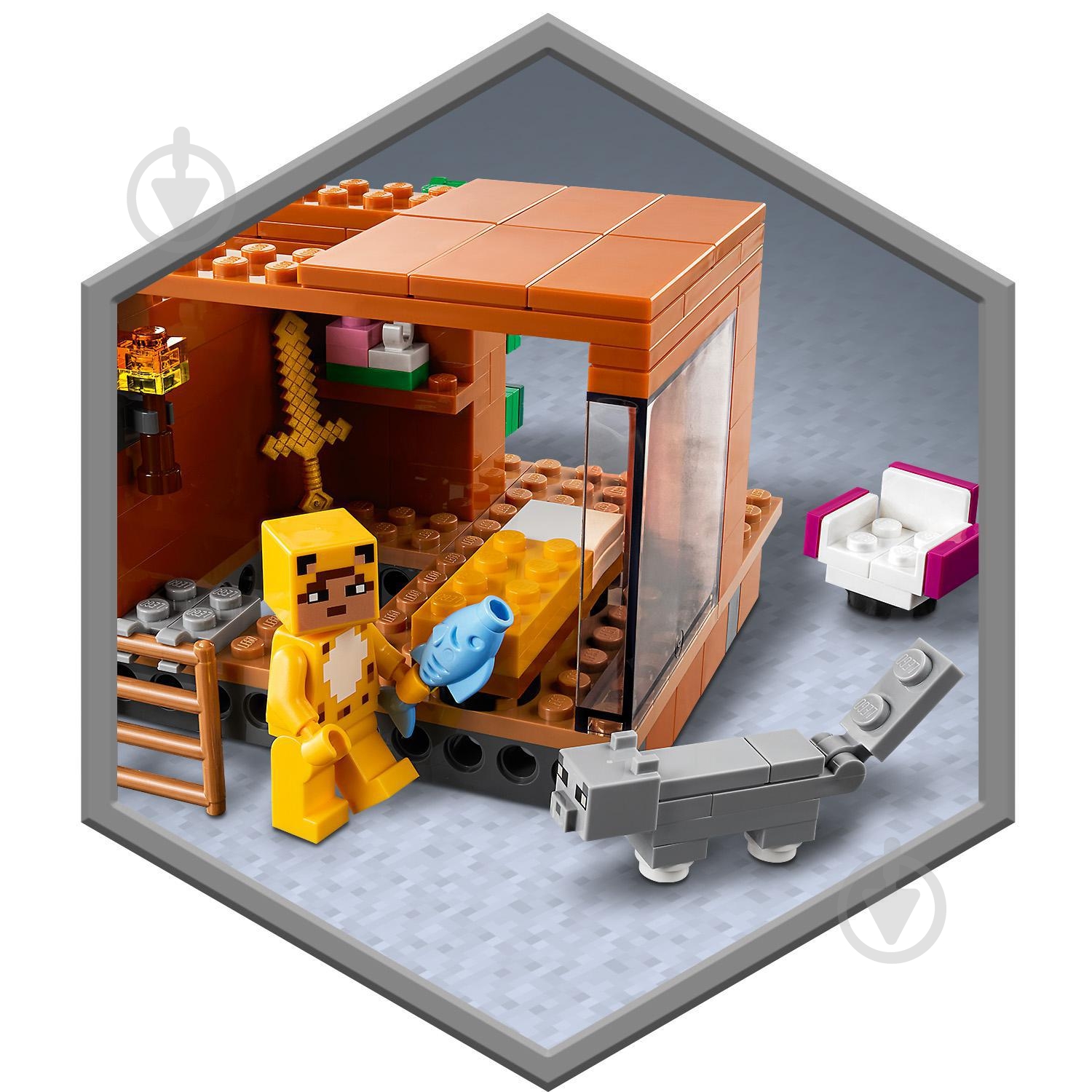 Конструктор LEGO Minecraft Сучасний будиночок на дереві 21174 - фото 8 Конструктор LEGO Minecraft Сучасний будиночок на дереві 21174 - фото 8