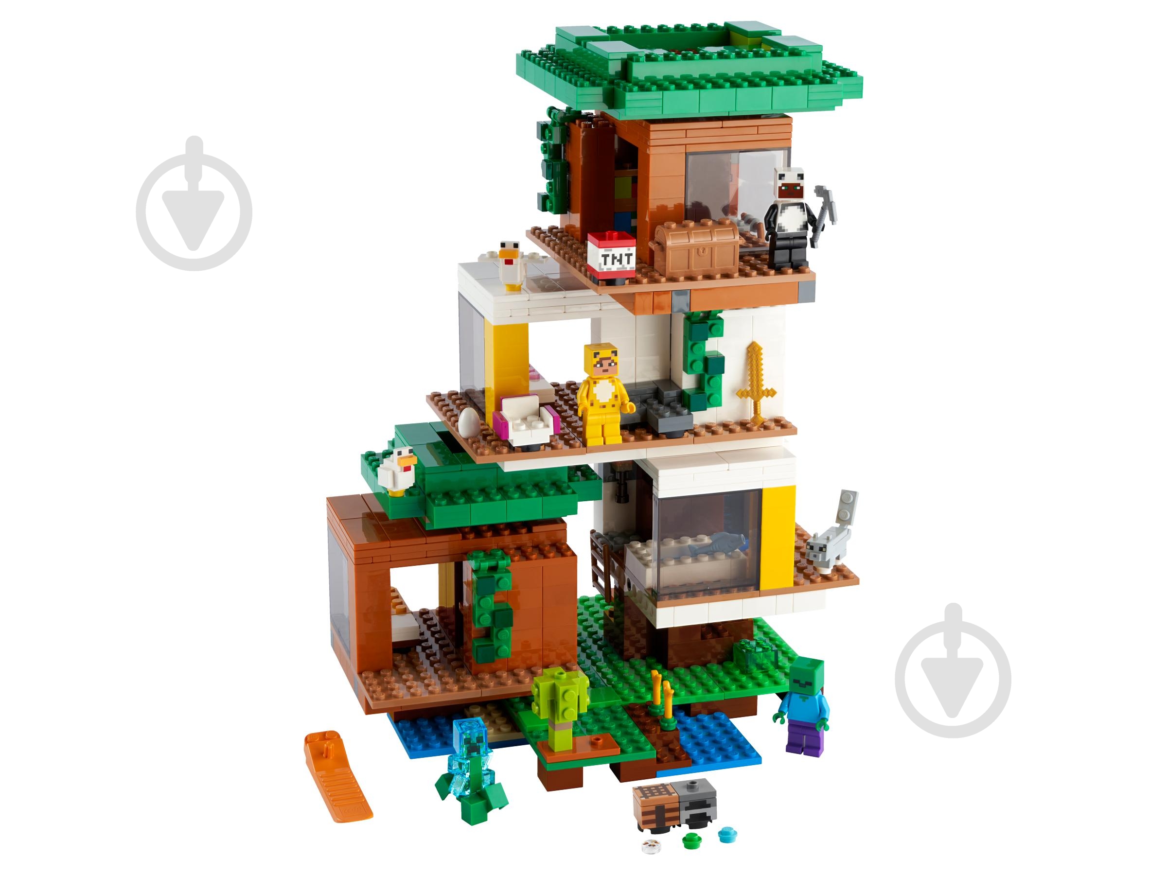Конструктор LEGO Minecraft Сучасний будиночок на дереві 21174 - фото 13 Конструктор LEGO Minecraft Сучасний будиночок на дереві 21174 - фото 13