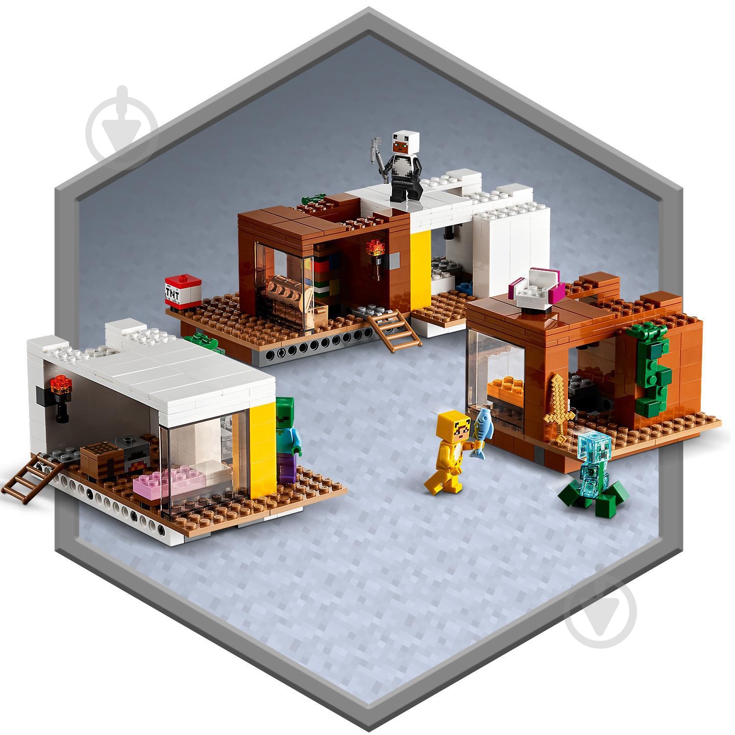 Конструктор LEGO Minecraft Сучасний будиночок на дереві 21174 - фото 5 Конструктор LEGO Minecraft Сучасний будиночок на дереві 21174 - фото 5